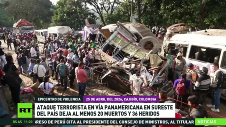 Ataque terrorista en Colombia deja al menos 20 muertos y 36 heridos