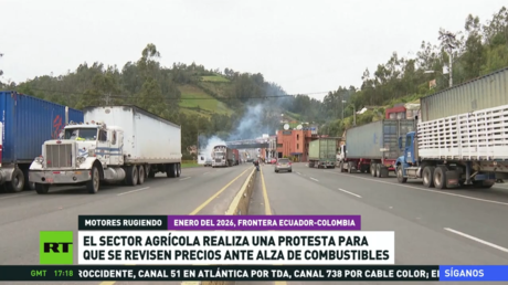 El sector agrícola de Ecuador protesta para que se revisen los precios ante el alza de combustibles