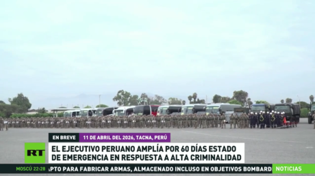 El Ejecutivo peruano amplía por 60 días estado de emergencia en respuesta a alta criminalidad