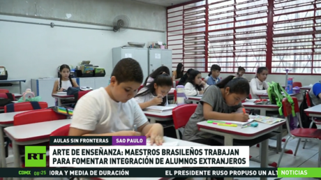 Maestros brasileños trabajan para fomentar la integración de alumnos extranjeros