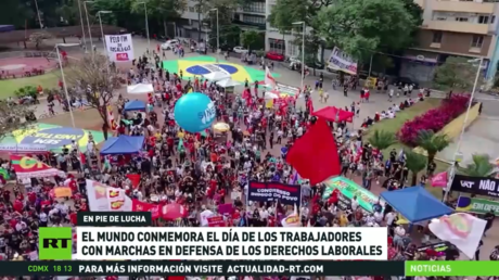 El mundo conmemora el Día de los Trabajadores con marchas en defensa de los derechos laborales