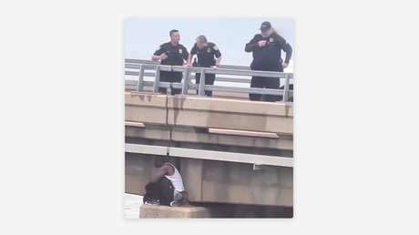 El ingenioso escondite de un hombre perseguido por la Policía: ¿funcionó? (VIDEO)