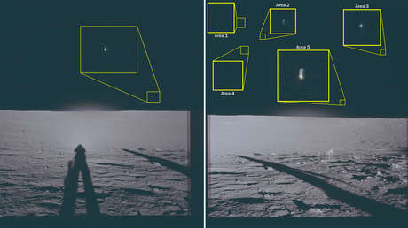 FOTOS: "Fenómenos no identificados" y una "anomalía" captados desde la Luna