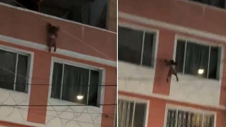 VIDEO: la 'malla humana' con la que salvaron a un niño que cayó desde un cuarto piso en Bogotá