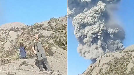 "¡Dios mío, murieron!": Turistas entran en zona prohibida de un volcán y lo pagan caro (VIDEO)