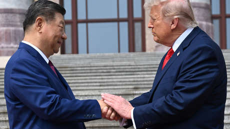 VIDEO: El duelo del apretón de manos entre Xi y Trump