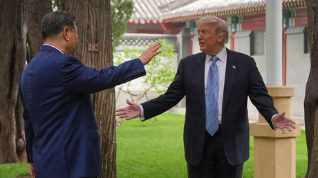 Xi ofrece a Trump un recorrido por un jardín secreto previamente visitado por Putin (VIDEO)