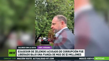 Exasesor de Zelenski acusado de corrupción fue liberado bajo una fianza de más de 3 millones de dólares