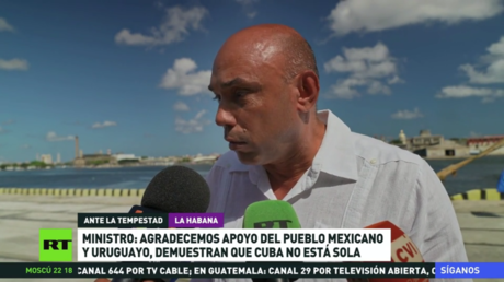 Ministro de Cuba: Agradecemos apoyo del pueblo mexicano y uruguayo