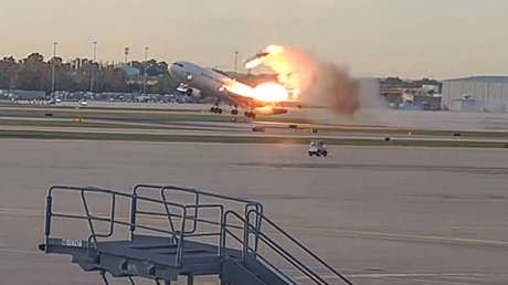 VIDEO muestra cómo se desprendió el motor del avión accidentado en Kentucky