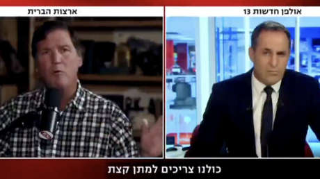 La contundente respuesta de Tucker Carlson a un periodista israelí sobre Irán