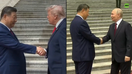 El apretón de manos entre Putin y Xi: ¿qué lo distingue del que recibió Trump?