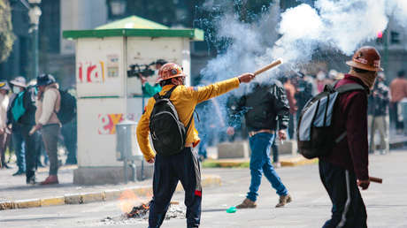 EE.UU. tilda de "golpe de Estado" las protestas contra el Gobierno de Paz en Bolivia