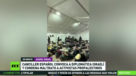 Canciller español convoca a diplomática israelí y condena maltrato a activistas propalestinos