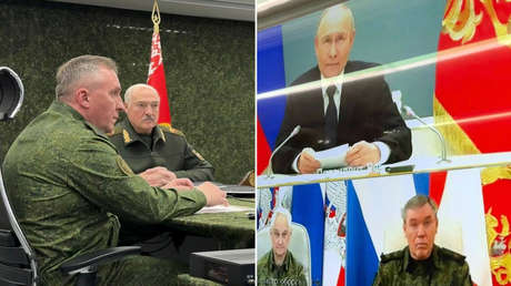 Putin y Lukashenko comandan ensayos de fuerzas nucleares por videoconferencia