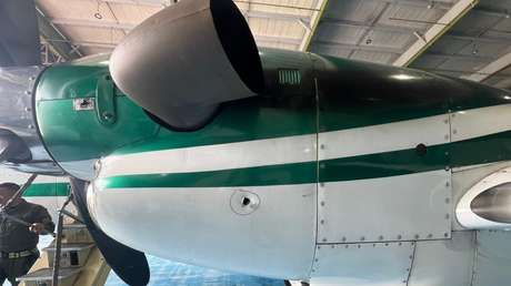 Atacan a tiros a un avión de la Policía en Colombia (FOTOS y VIDEOS)