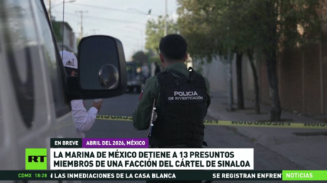 Marina de México detiene a 13 presuntos miembros de 'Los Chapitos'