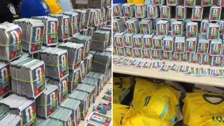 VIDEO: Policía de Brasil incauta 200.000 cromos falsificados del álbum del Mundial
