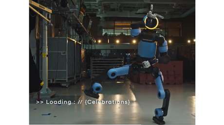 Listo para el Mundial: Robot inunda las redes con sus habilidades para jugar al fútbol y celebrar goles (VIDEO)