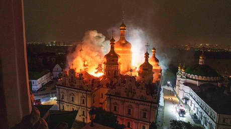 Defensa rusa: Un misil Patriot ucraniano impactó contra el Monasterio de las Cuevas de Kiev