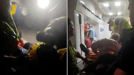 Brutal reclutamiento en Kiev: estrangulan a un hombre y acaba en una ambulancia (VIDEOS)