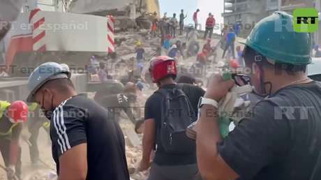 Sin descanso: las labores de rescate no paran ni por un minuto en Venezuela (VIDEO)