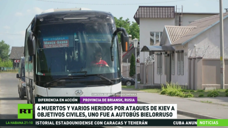 4 muertos y varios heridos por ataques de Kiev a objetivos civiles, incluido un autobús bielorruso
