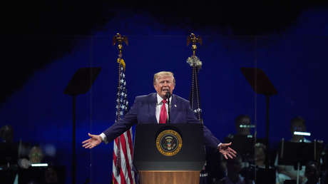 Trump da discurso por los 250 años de EE.UU. pese a desafíos climáticos