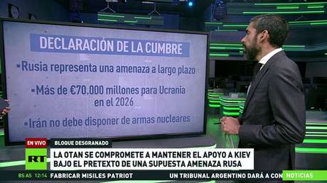 La OTAN se compromete a mantener el apoyo a Kiev bajo el pretexto de una supuesta amenaza rusa