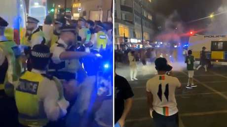 VIDEOS: La derrota de Marruecos desata disturbios en Londres