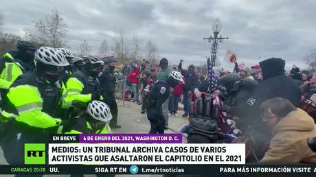Un tribunal habría archivado casos de varios activistas que asaltaron el Capitolio en 2021