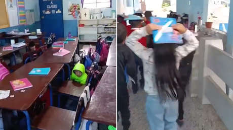 "Ya va a pasar": Docente con nervios de acero evacúa a niños durante sismo en Guatemala (VIDEO)