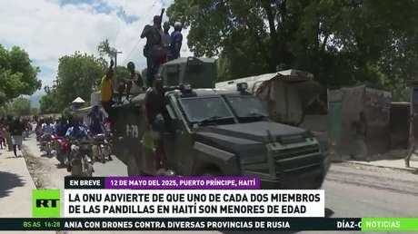 La ONU advierte que uno de cada dos miembros de pandillas en Haití es menor de edad