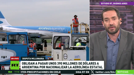 Obligan a pagar unos 390 millones de dólares a Argentina por la nacionalización de la aerolínea estatal