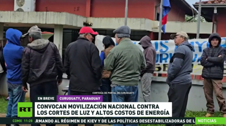 Convocan movilización nacional en Paraguay contra los cortes de luz