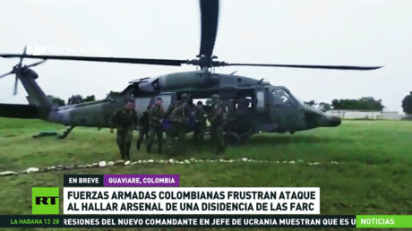 FF.AA. de Colombia frustran ataque al hallar arsenal de una disidencia de las FARC