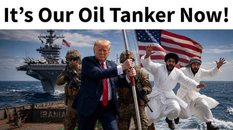 "Ahora el petrolero es nuestro": Trump 'se hace' con el petróleo iraní en una serie de posts generados por IA