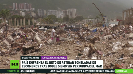 Venezuela enfrenta el reto de retirar toneladas de escombros tras el doble sismo sin perjudicar el mar