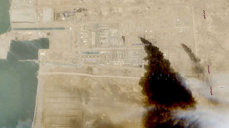 IMÁGENES SATELITALES tras el ataque hutí a refinería de la principal petrolera saudí