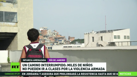 Un camino interrumpido: miles de niños no pueden ir a clases por la violencia armada en Brasil