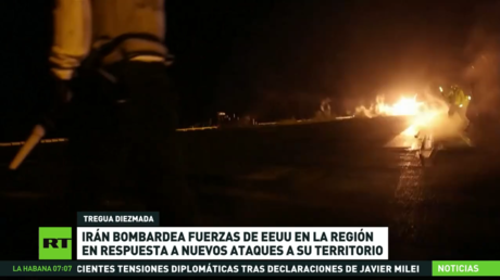 Irán bombardea instalaciones militares de EE.UU. en respuesta a nuevos ataques en su contra
