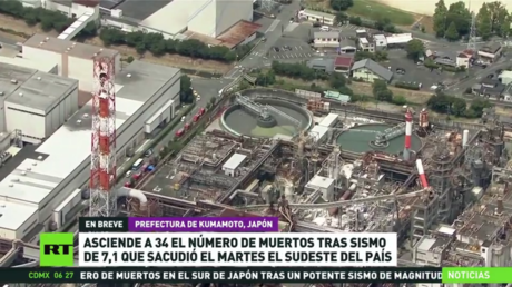 Asciende a 34 el número de muertos tras sismo de 7,1 que sacudió el martes el sudeste de Japón