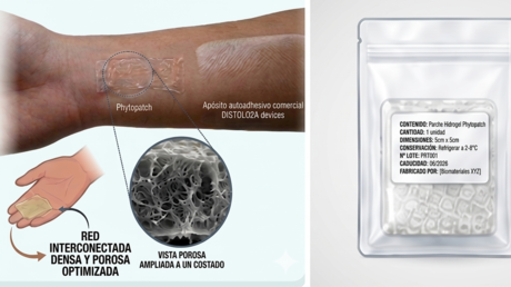 Un parche en 3D para heridas crónicas: la "alternativa potencialmente accesible" que avanza en Perú