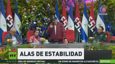 Nicaragua celebra 47.° aniversario de su Fuerza Aérea con acto encabezado por copresidentes