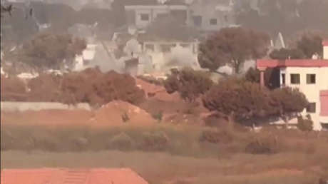 VIDEO: Fuerzas israelíes reducen a escombros viviendas de civiles desplazados en el sur del Líbano