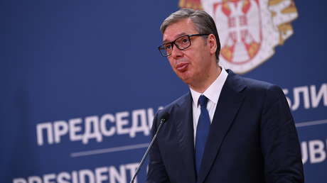 VIDEO: La reacción de Vucic a la pregunta de un periodista sobre cómo "matar a más rusos"