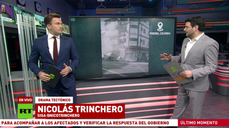 Pánico y destrucción en Colombia: imágenes del momento exacto del devastador terremoto