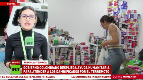 Gobierno colombiano despliega ayuda humanitaria para atender a los damnificados por el terremoto