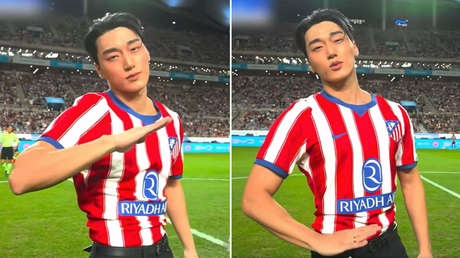 VIDEO: Estrella del K-pop se roba el protagonismo en debut de futbolista surcoreano en el Atlético de Madrid