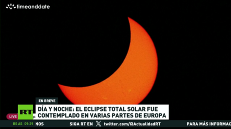 Día y noche: el eclipse total solar fue contemplado en varias partes de Europa